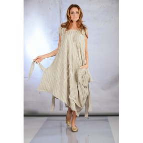 Irregular sleeveless dress