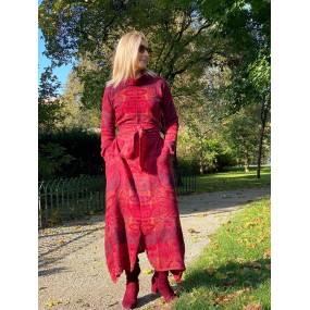 Vintage paisley tie dress
